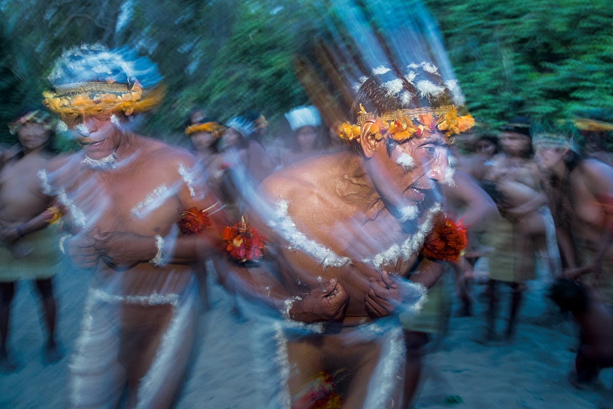 People dancing together